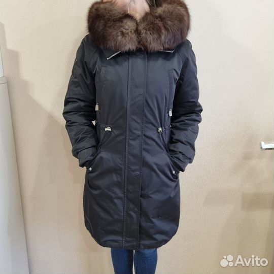 Парка женская зимняя с натуральным мехом