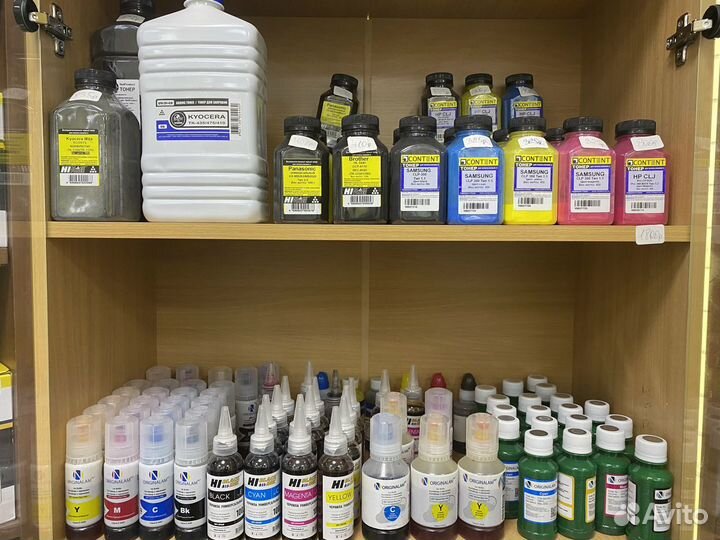 Тонеры для лазерных принтеров цветные и ч/б