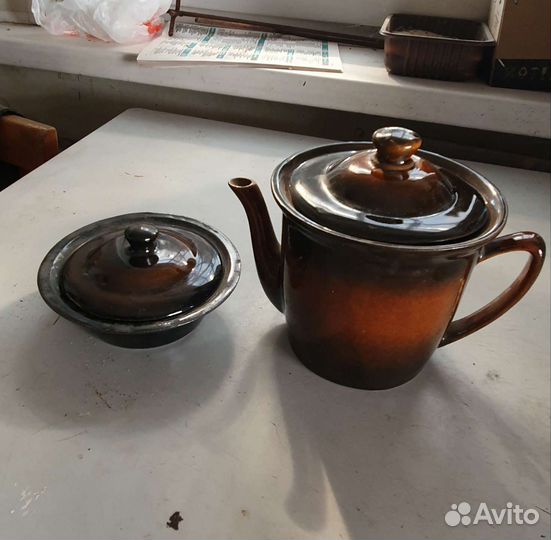 Чайник заварочный СССР керамика