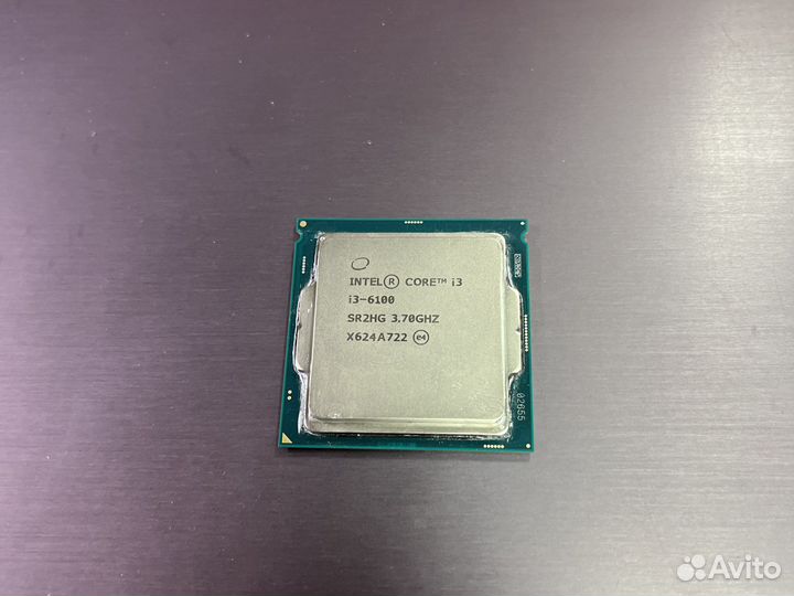 Процессор бу 1151 Core i3 6100 3,7 ghz