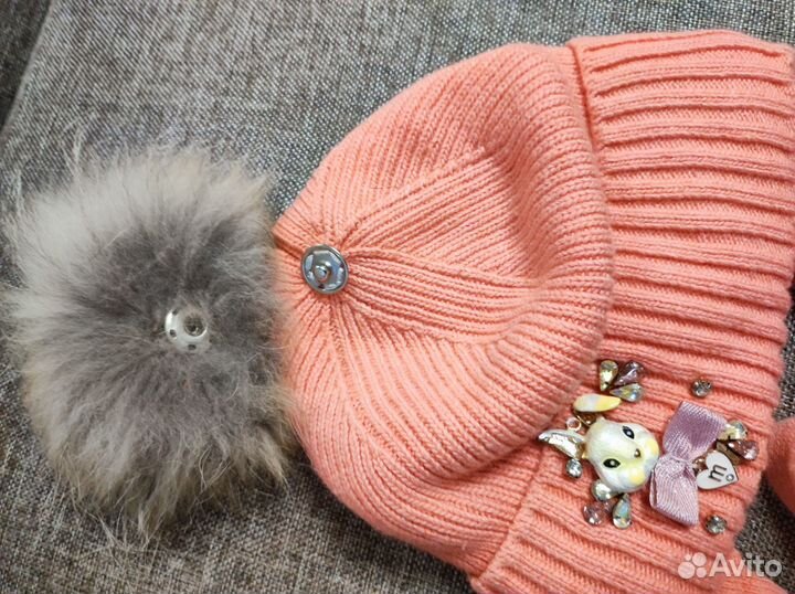 Шапки для девочки 1-2 года