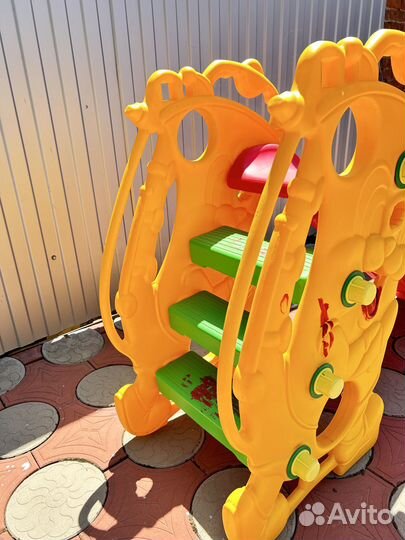 Детская горка пластиковая уличная бу
