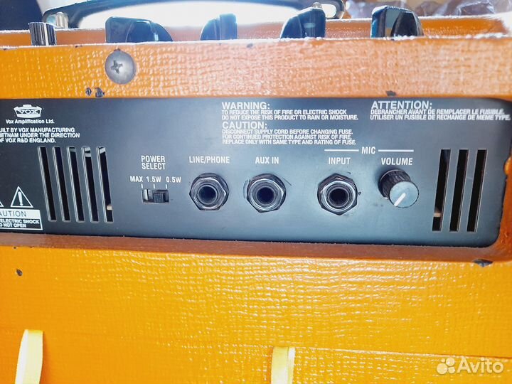 Комбик VOX DA10 16W Custom На батарейках