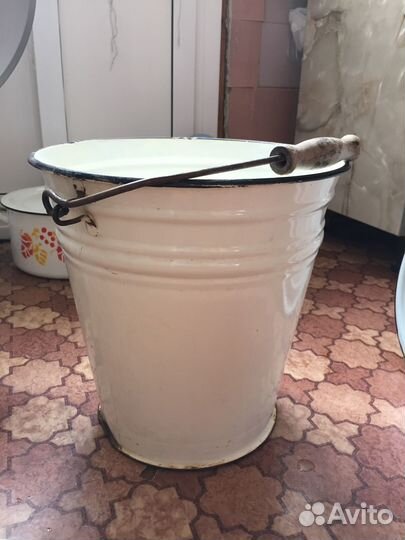 Эмалированные кастрюли ведро СССР