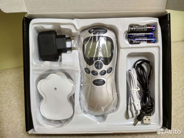 Массажёр миостимулятор тренажёр для шеи, тела, ног