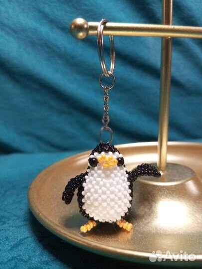 Амигуруми из бисера (пингвин)