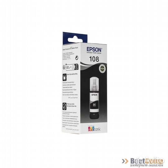 Картридж Epson 108 C13T09C14A Black для L8050/L180