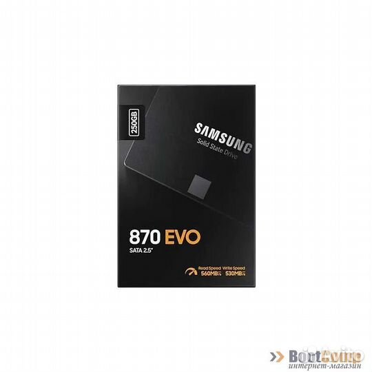 Диск SSD 2.5” 250Gb samsung 870 EVO (MZ-77E250BW)