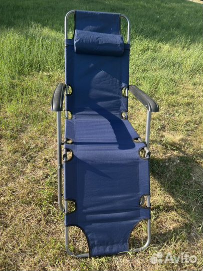 Кресло шезлонг складное