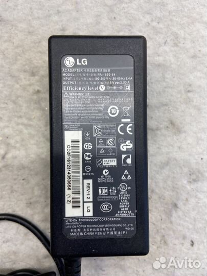 Блок питания Samsung.LG. 19V. 2.53а;3.17а;3.42а;