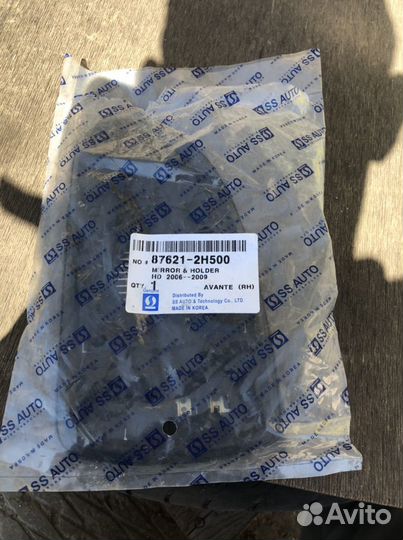 Зеркальный элемент hyundai elantra