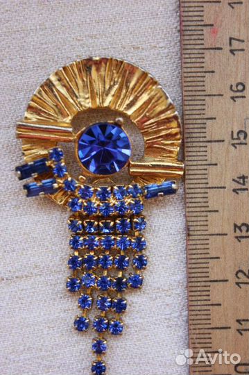 Брошь Чехословакия. Бижутерия Винтаж СССР