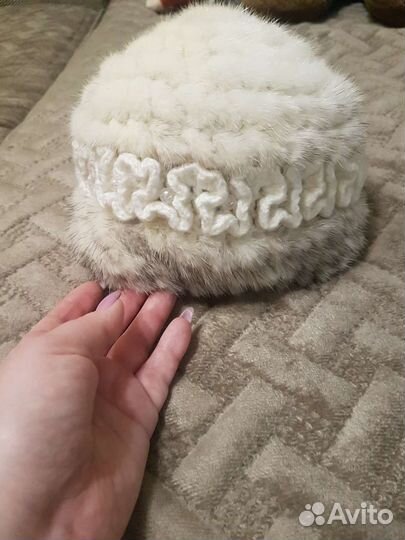 Шапка норковая женская