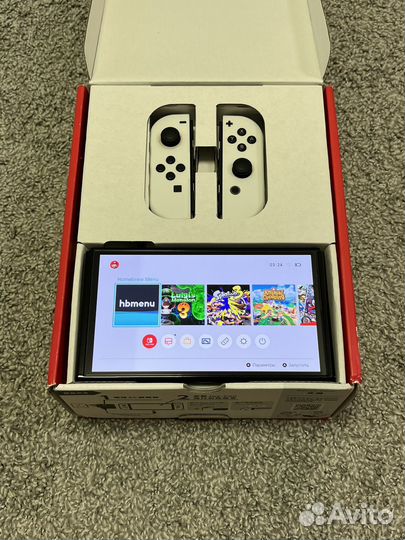 Nintendo Switch Oled Прошитая Чип 512gb + 10 игр