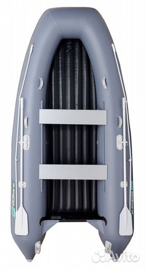 Лодка пвх Gladiator E350 PRO темно-серый