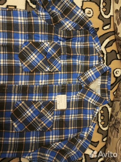 Фланелевая рубашка мужская 52-54 р
