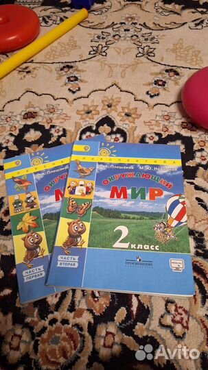 Учебники Окружающий мир 2 класс 1 и 2 часть