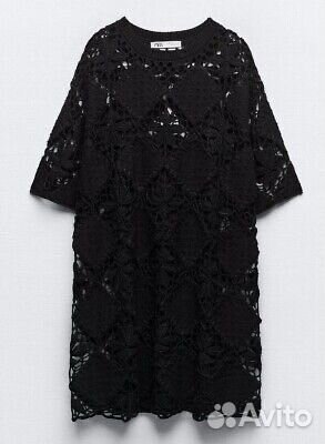 Платье zara M из кружева