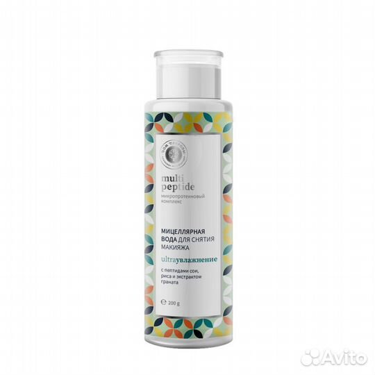 Мицеллярная вода Ультраувлажнение с пептидам сои и