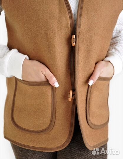 Жилет из верблюжьей шерсти тод оймс