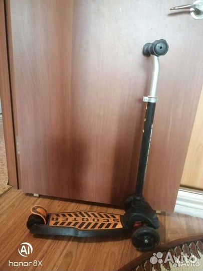 Самокат детский трехколесный бу