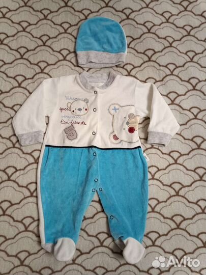 Конверт на выписку (осень) с комплектом одежды