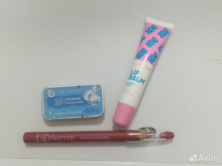 Мыло для бровей, карандаш для губ,масло для губ