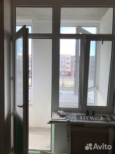 Балконный блок с дверью бу