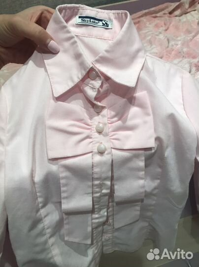 Школьная форма. Рубашка для девочки