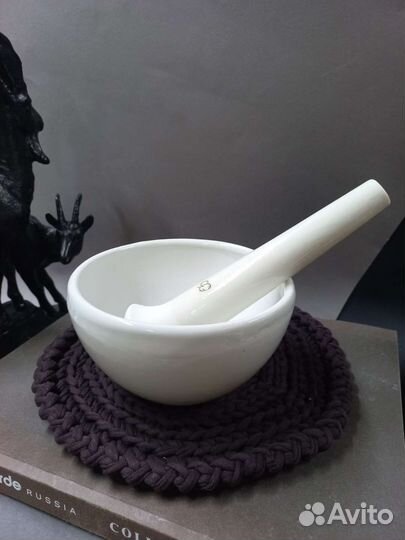 Ступка керамическая с пестиком
