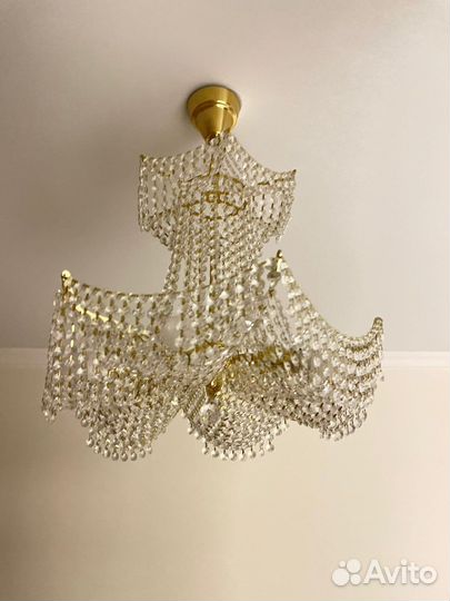Люстра хрустальная чехия