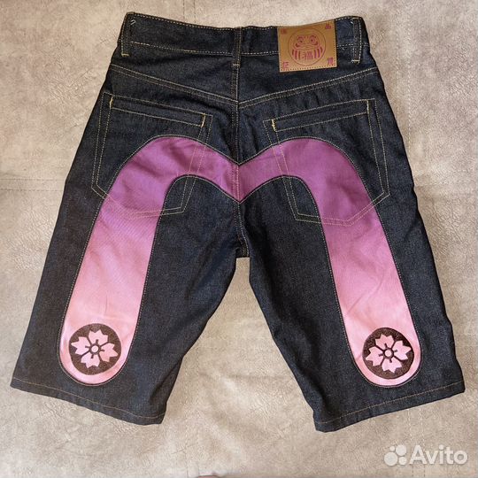 Джинсовые шорты evisu