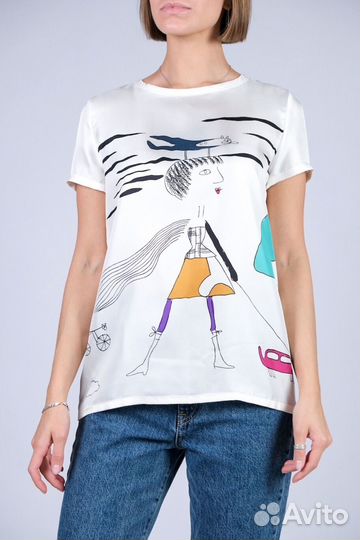 Блузка Max Mara 38 40 шёлк