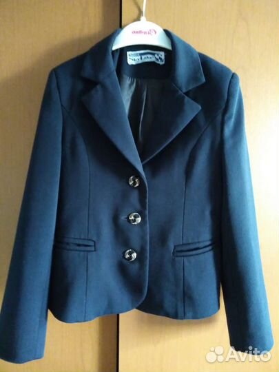 Жакет синий нежный возраст 128р