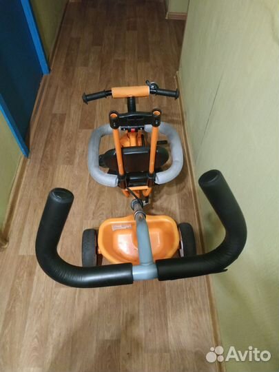 Детский велосипед с родительской ручкой