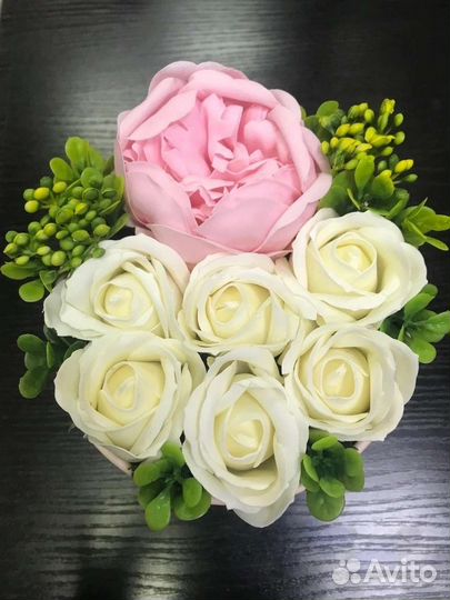 Букет цветов из мыла