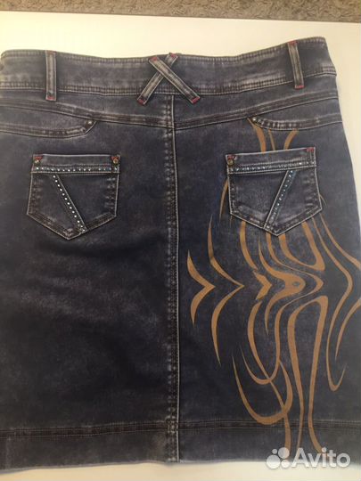Новая джинсова юбка Турция