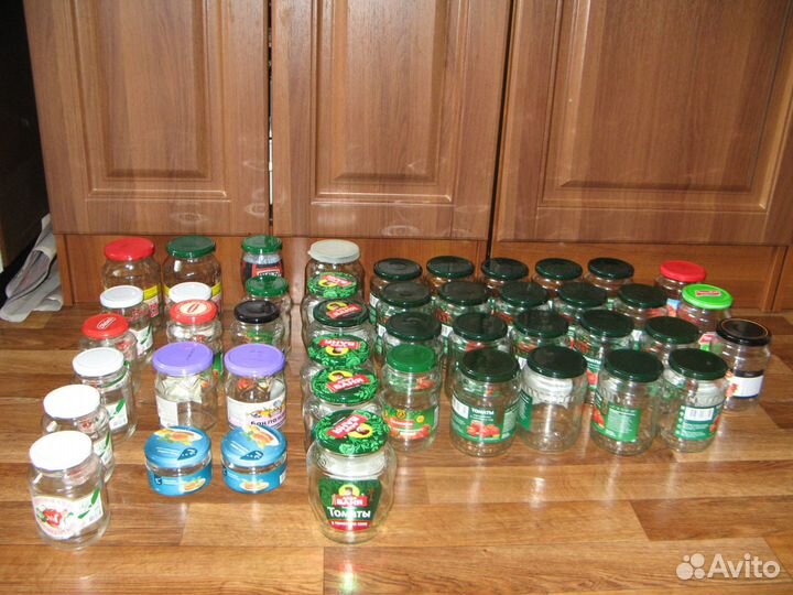 Банка бутылка стекло + крышка