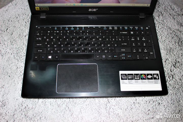 Игровой acer на Core i5-7200U/ 950M/ 12 gb