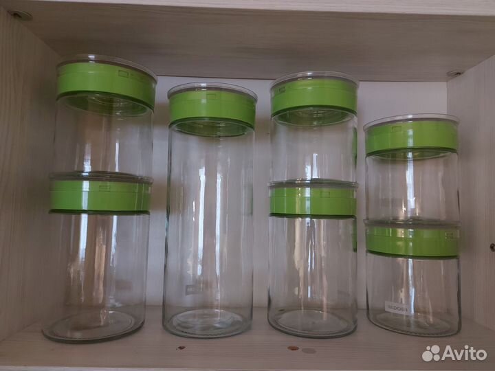 Набор банок для сыпучих продуктов