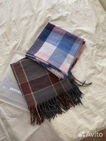 Большой шарф плед