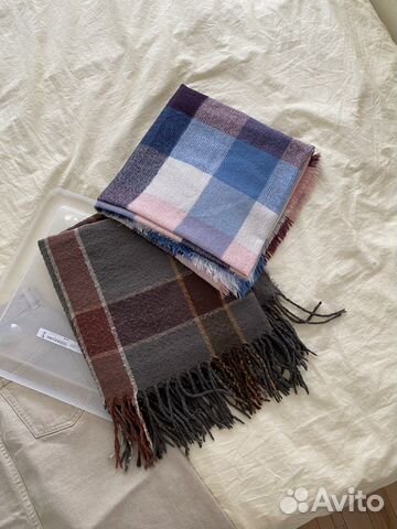 Большой шарф плед