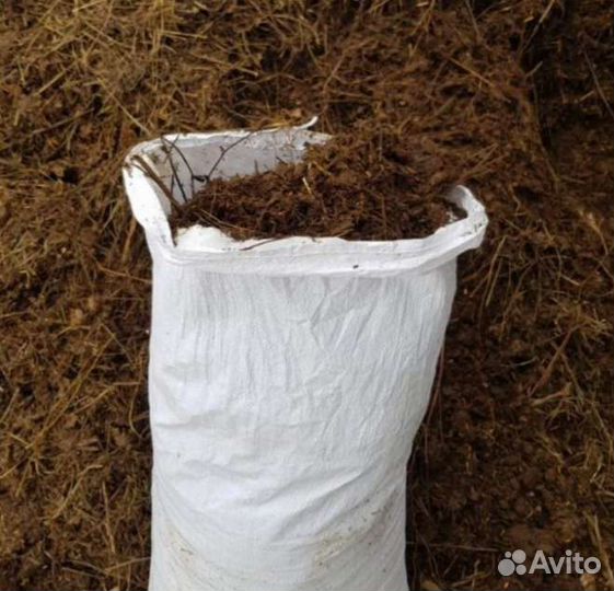 Навоз перегной в мешках, коровяк