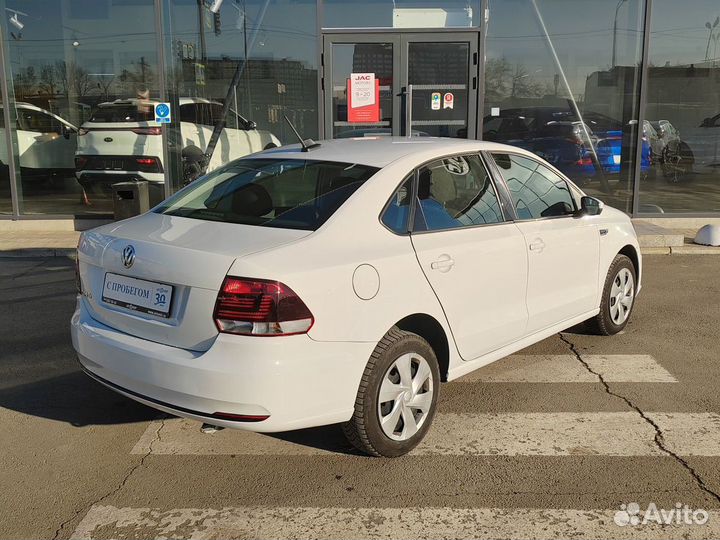 Volkswagen Polo 1.6 AT, 2018, 121 337 км