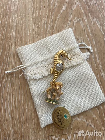 Сувенир позолота с кристаллом Сваровски