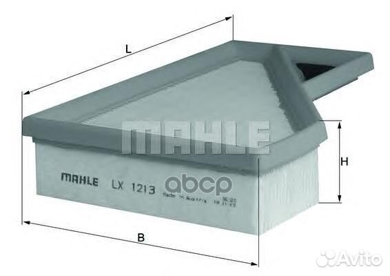 Фильтр воздушный BMW mini 1.4/1.6 01- LX1213 Ma