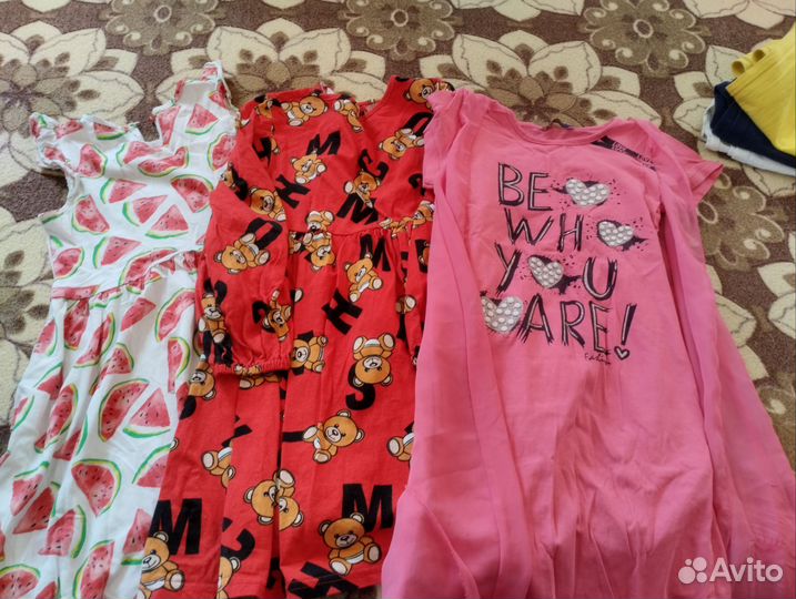 Вещи пакетом для девочки 122