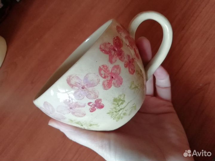 Чашка ручной работы