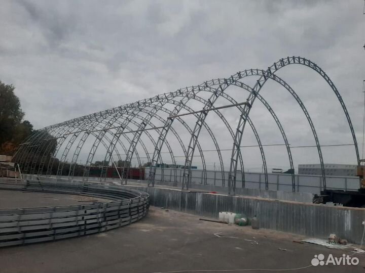 Арки арочного ангара 15 м