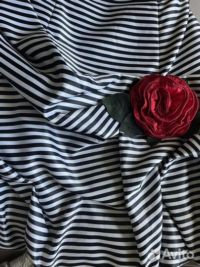 Платье вечернее в полоску размер 40/42